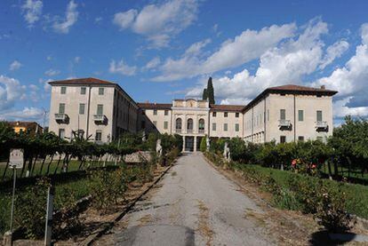 Vista de Villa Costanza, la nueva propiedad de Brad Pitt y Angelina Jolie cerca de Venecia.