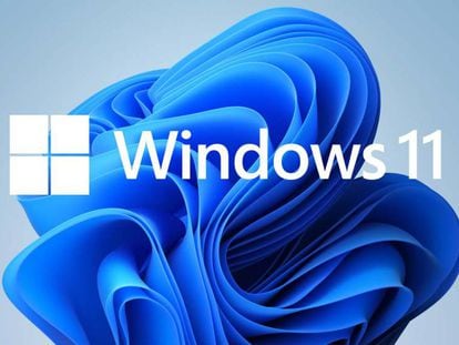 Logo Windows 11 con fondo azul