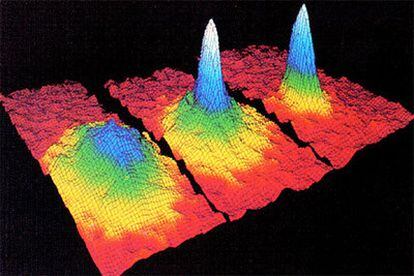 Formación del condensado Bose-Einstein en rubidio.