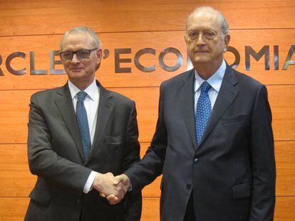 Ant&oacute;n Costas, junto a Juan Jos&eacute; Brugera.