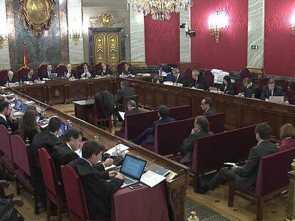 El juicio a los líderes independentistas, en el Supremo.