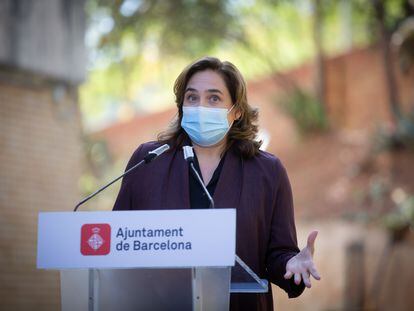 La alcaldesa de Barcelona, Ada Colau, en una imagen de archivo.