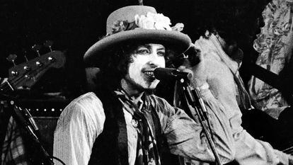 Bob Dylan, en una imagen de archivo durante la gira 'Rolling Thunder Reveu' de 1976.
