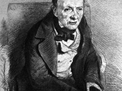 Thomas de Quincey visto por James Archer.