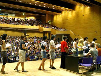 Asignación de plazas de profesores en Valencia.