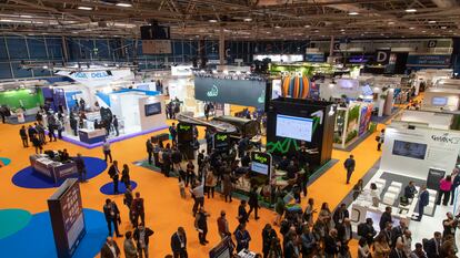 Asistentes a la primera edición de Accountex, en el recinto de Ifema en Madrid.