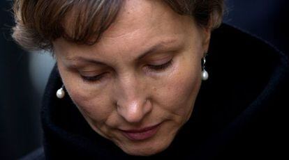 Marina Litvinenko, viuda del espía asesinado.