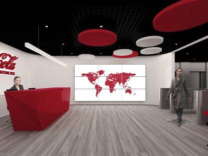Oficinas de Coca Cola European Partners. 
