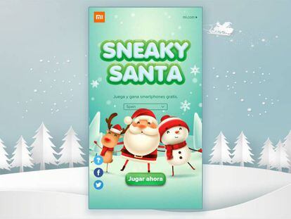 Cómo ganar móviles Xiaomi gratis y descuentos con Sneaky Santa