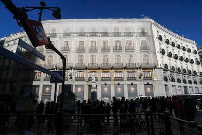 Edificio del número 9 de Puerta del Sol de Madrid.