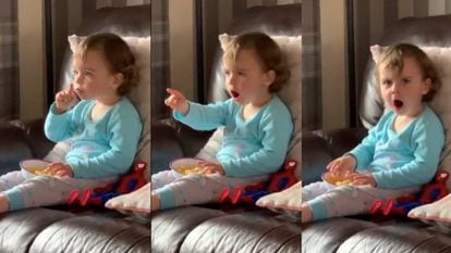 Una niña reacciona al ver por primera vez a Hulk. En vídeo, la secuencia completa.