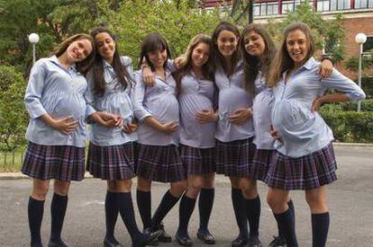 Las siete adolescentes embarazadas de <i>El pacto. </i>