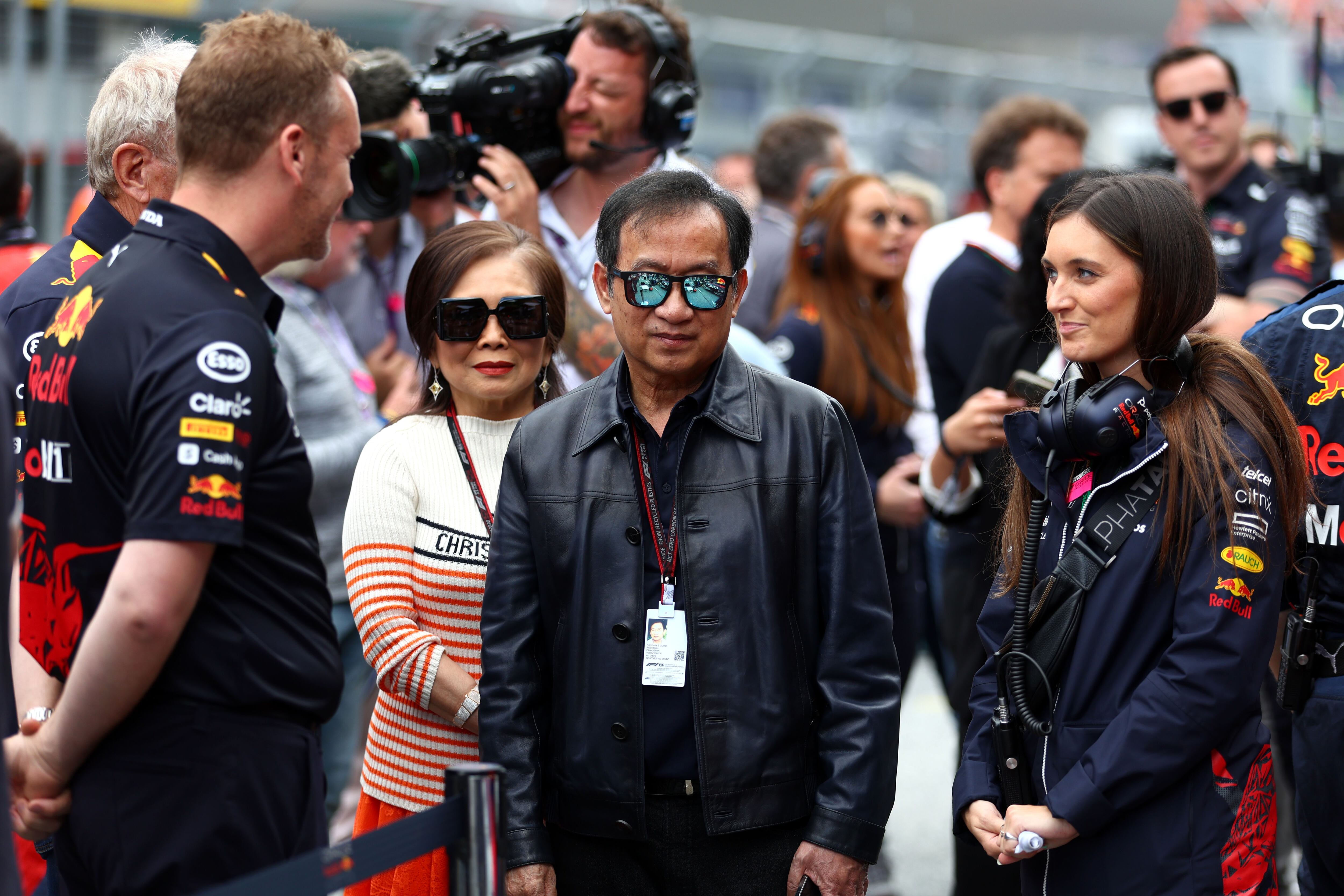 Chalerm Yoovidhya en el Gran Premio de Fórmula Uno de Austria, celebrado en la localidad de Spielberg el 10 de julio de 2022.