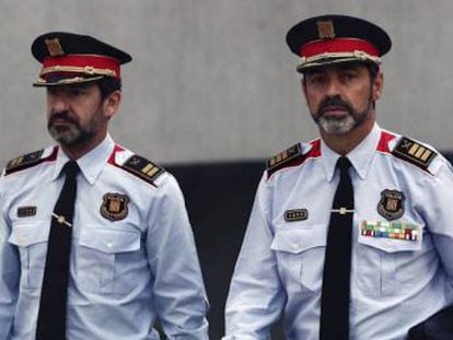 El actual jefe de los Mossos, Ferran López, y el mayor Trapero mantuvieron una relación distante al frente de la policía catalana