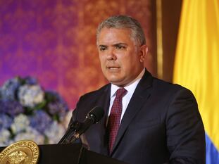 El presidente de Colombia, Iván Duque.