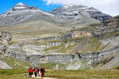 Ruta por el circo glaciar de Soaso, en el parque nacional de Ordesa y Monte Perdido.