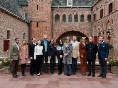 Los pr&iacute;ncipes herederos, en la cita del pasado marzo. Entre ellos los entonces aspirante de Holanda y B&eacute;lgica.