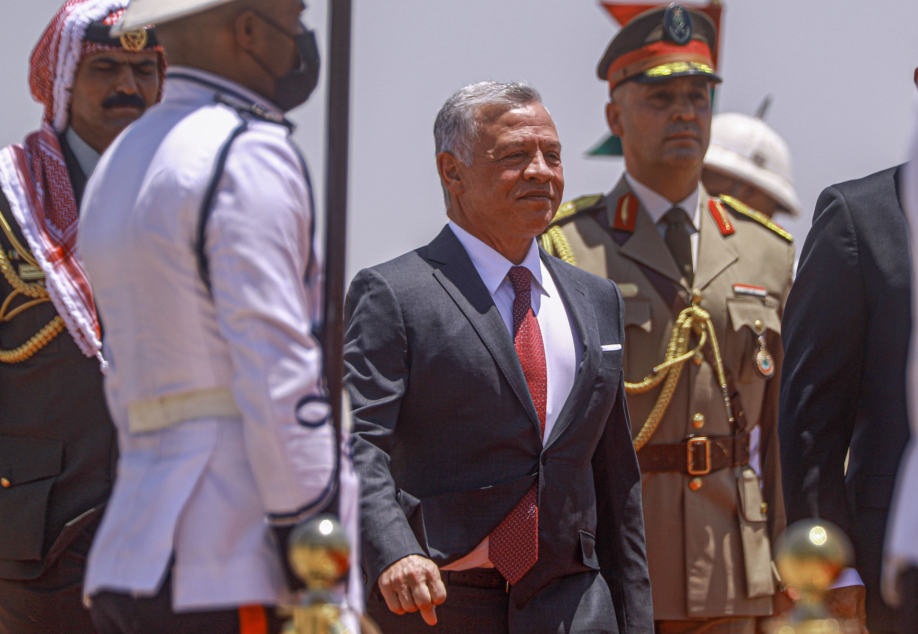 El rey Abdalá II de Jordania, en una visita oficial a Irak en junio.
