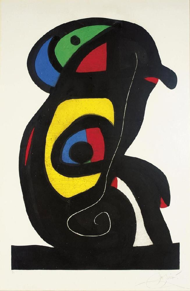 'El bramán' de Joan Miró, de 1978. / ENCICLOPEDIA CATALANA