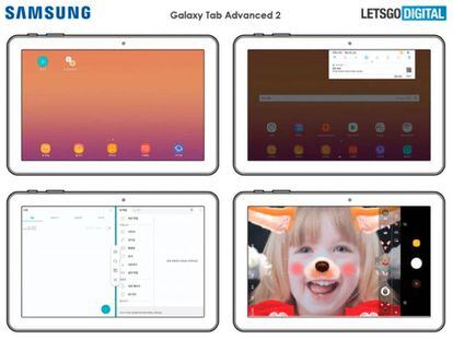 Parte del manual del Samsung Galaxy Tab Advanced 2