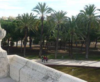Jardín del Turia, en Valencia.