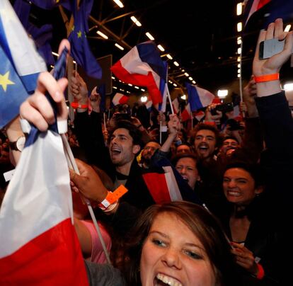 Seguidores de Macron.