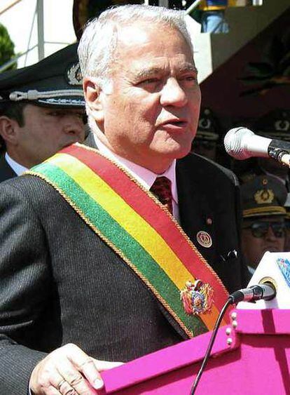 El ex presidente boliviano Gonzalo Sánchez de Lozada.