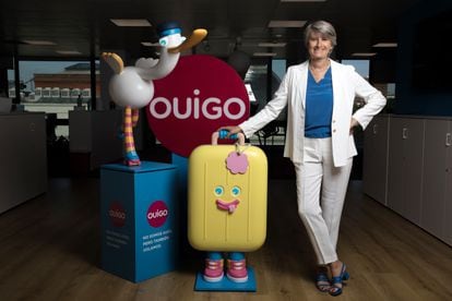 Hélène Valenzuela, directora general de Ouigo, en sus oficinas de Madrid.