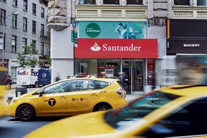 Oficina del Banco Santander en Broadway.