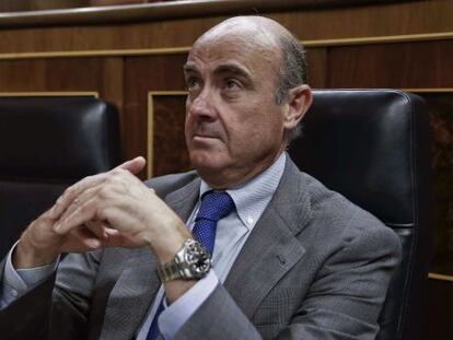 El ministro de Economía, Luis de Guindos.