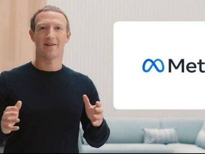 Mark Zuckerberg, durante la presentación del nuevo nombre de la tecnológica en noviembre de 2021.