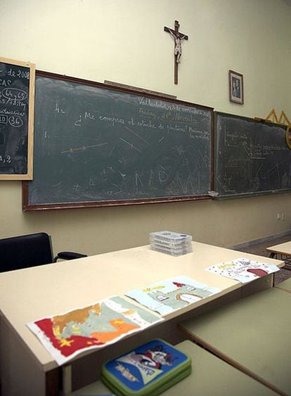 Aula del colegio Macías Picavea de Valladolid.