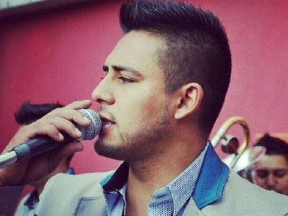 El cantante Javier Reyes.