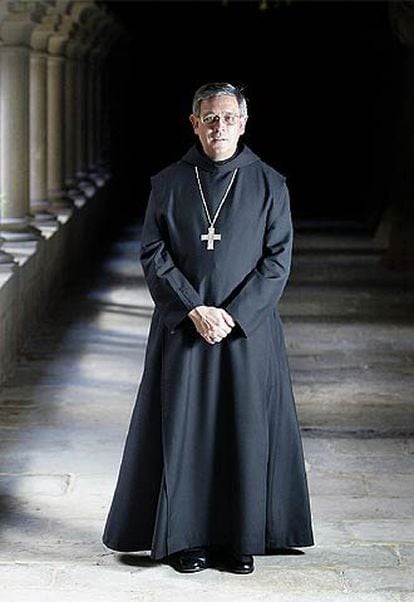 Josep M. Soler, abad del monasterio benedictino de Montserrat.