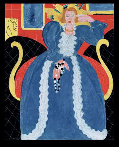 'Woman in Blue' ('Mujer de azul'), 1937.