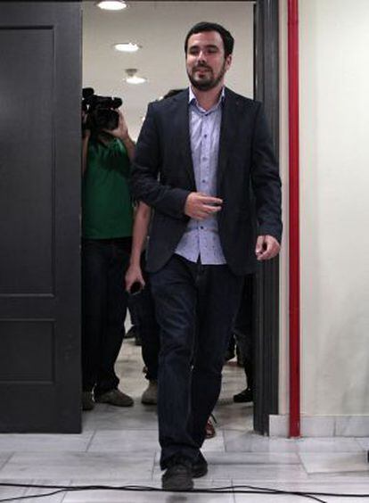 El candidato de IU a La Moncloa, Alberto Garz&oacute;n. 