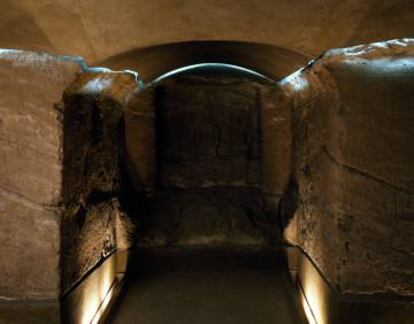 Templo de Ellesiya en el Museo Egipcio de Turín, Italia.