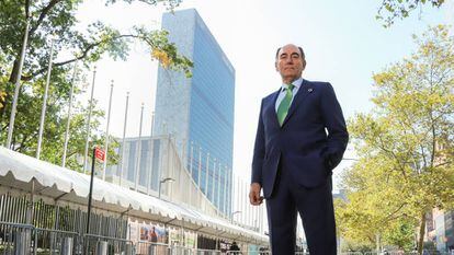 El presidente ejecutivo de Iberdrola frente a las Naciones Unidas