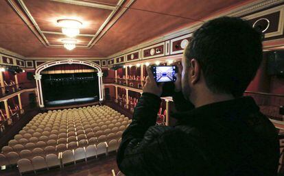 Interior del Teatro Salón Cervantes, en Alcalá de Henares.