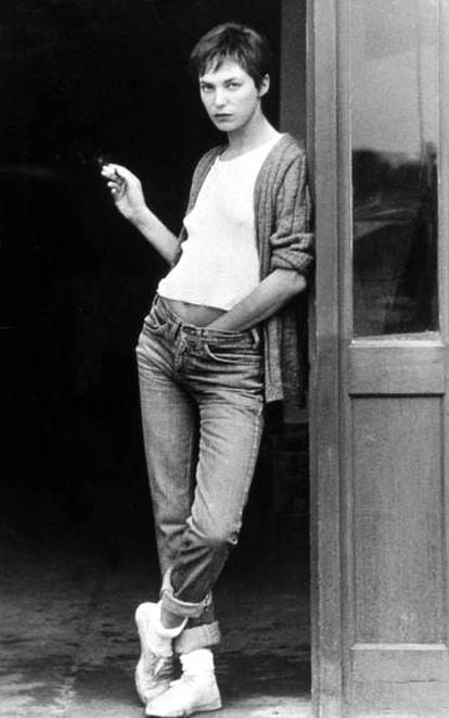 Jane Birkin en 1975.