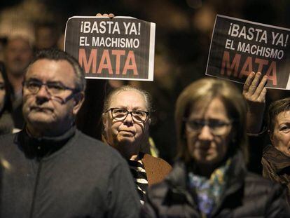 Imagen de archivo de una manifestación contra la violencia machista.