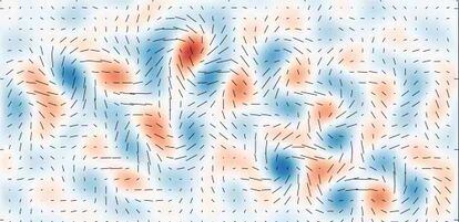 Las huellas de las ondas gravitacionales primordiales se distinguen por el patr&oacute;n de giro en la polarizaci&oacute;n de la luz de fondo c&oacute;smico captada por el BICEP-2. 
