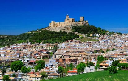 Alcalá la Real, en Jaén, con la fortaleza de La Mota.