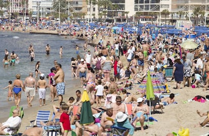 Playa de Benidorm.