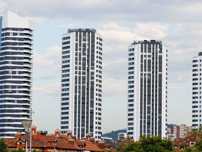 Edificios residenciales en Bilbao.