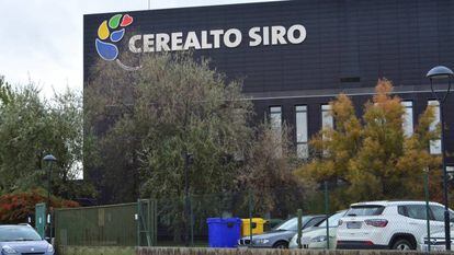 La fábrica de Cerealto Siro en Venta de Baños (Palencia).