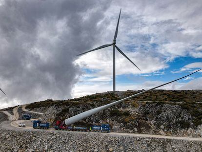 Parque eólico de Siemens Gamesa en Grecia, en una imagen de 2020.