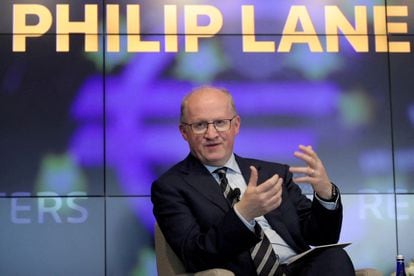 El economista jefe del BCE; Philip Lane, en un evento en Nueva York el pasado mes de noviembre.