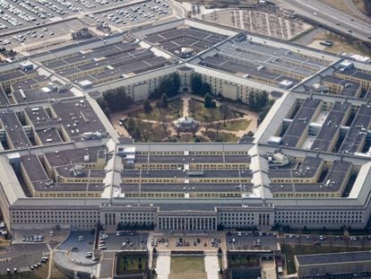 Vista del Pentágono, en marzo de 2022, en el Estado de Virginia.