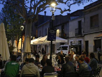 Una farola sensible al ruido instalada en Sant Cugat. 